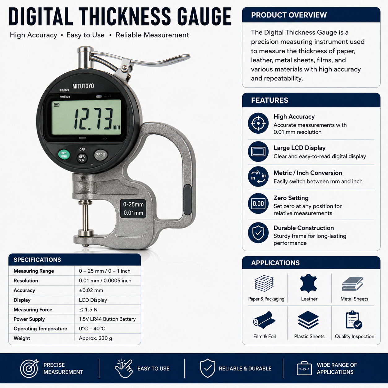 Ultrasonic Thickness Gauge